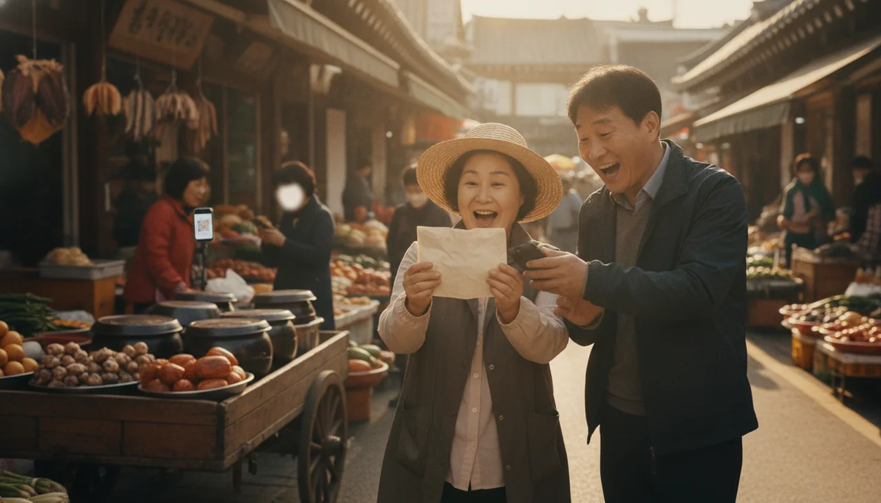 돈 봉투 발견