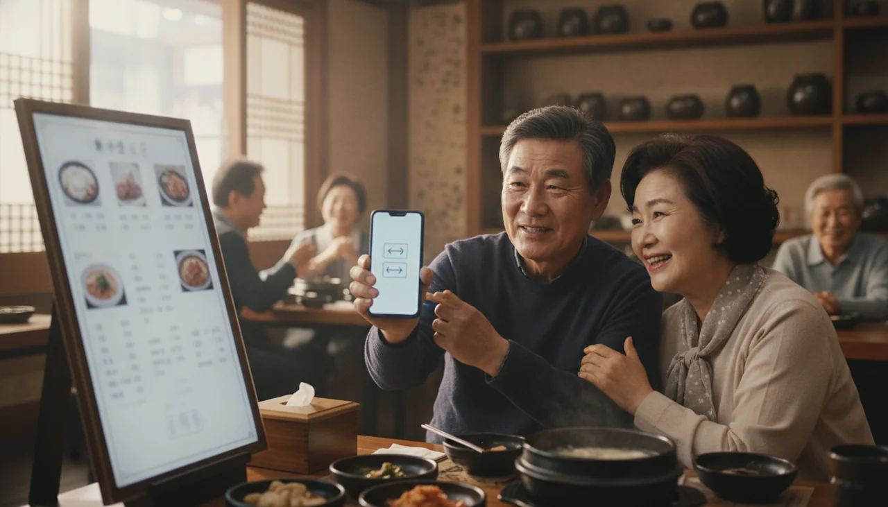 식당 메뉴판 번역